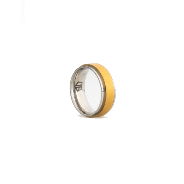 UG Anillo Orum Plateado y Dorado