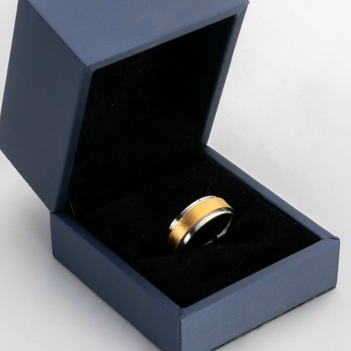 UG Anillo Orum Plateado y Dorado