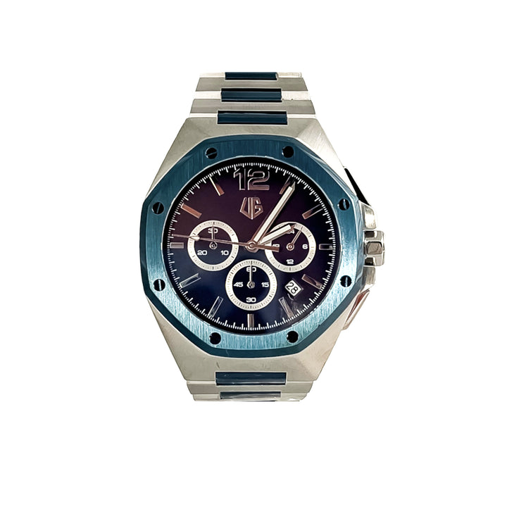 Reloj Impulse, Azul y Plateado